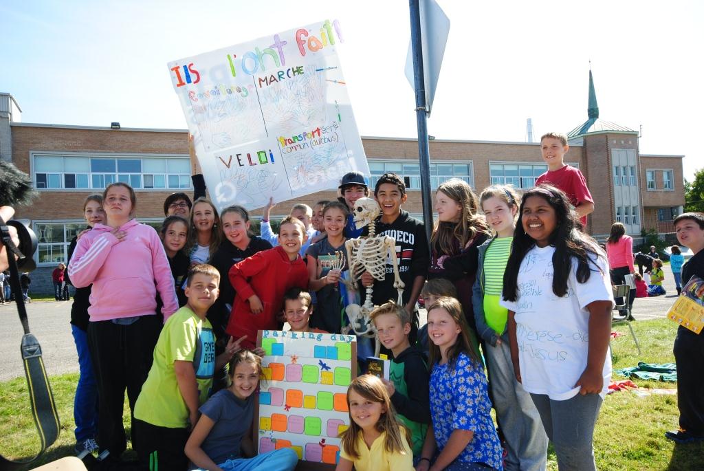 L'école SainteThérèsedel'EnfantJésus transforme son stationnement