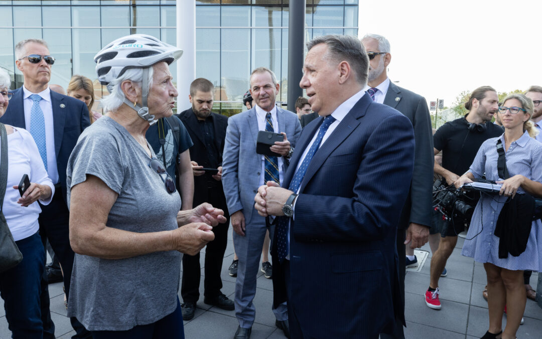 François Legault de passage à Saint-Jérôme