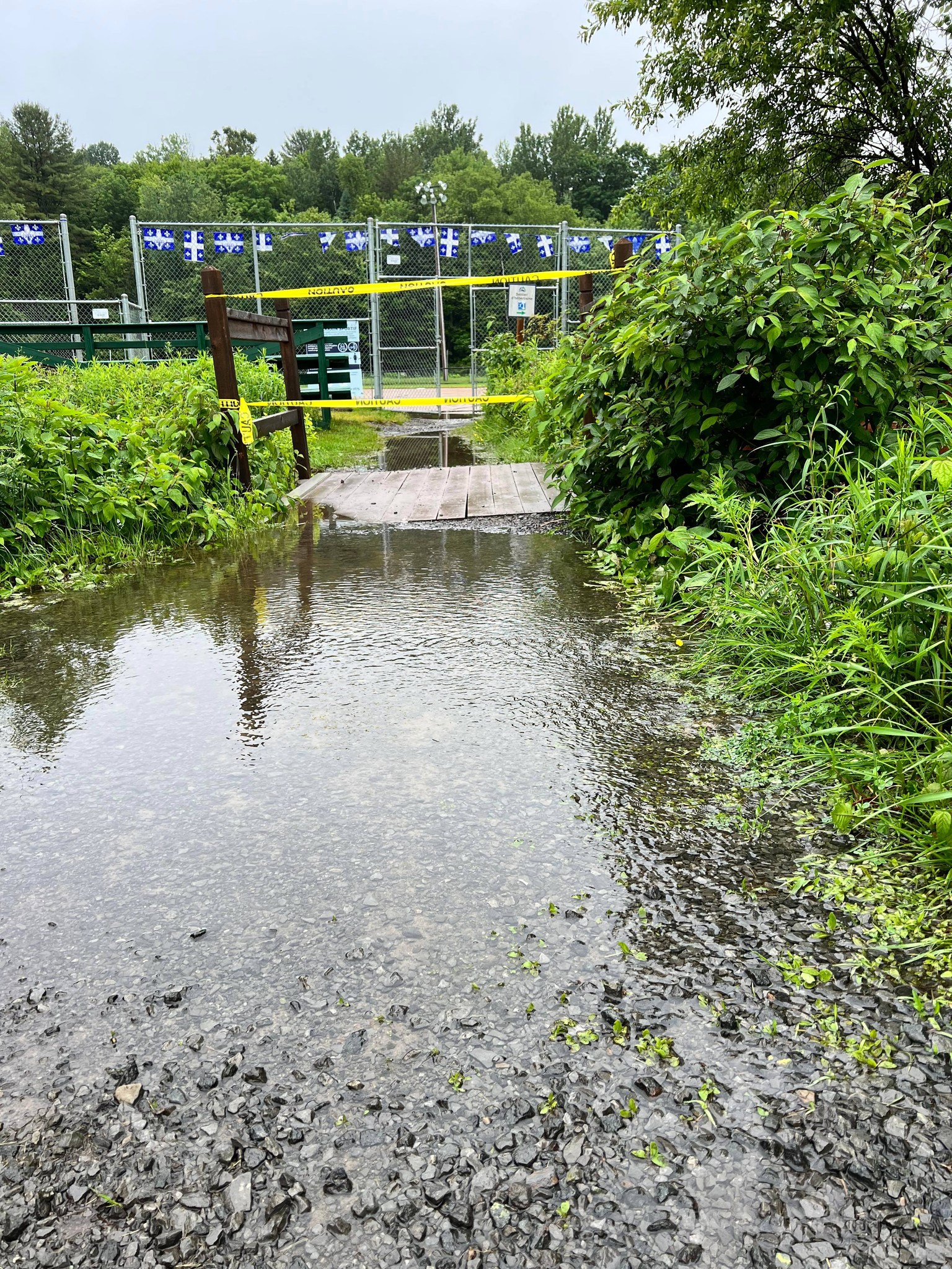 Au mois de juin, la municipalité de Sainte-Anne-des- Lacs a été touchée par de fortes pluies.