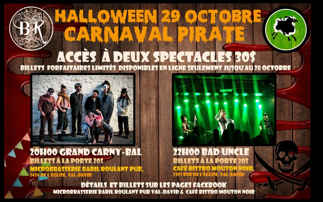 Halloween Carnaval Pirate : Val-David