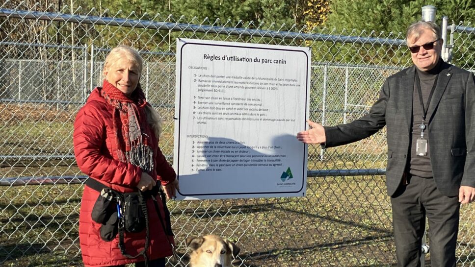 Des citoyens à la défense de leur parc canin