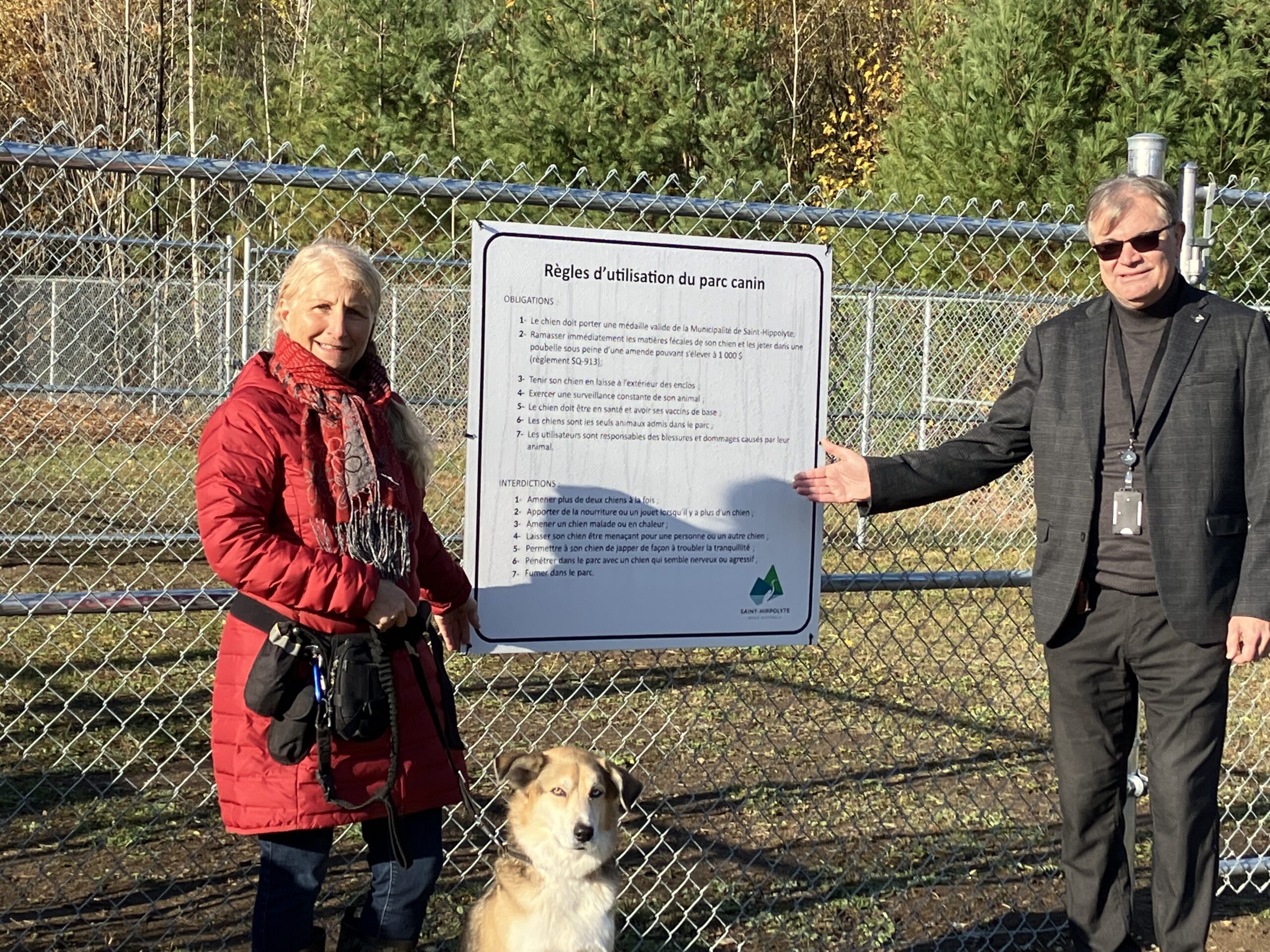 SaintHippolyte Inauguration remarquée du parc canin Journal Le Nord