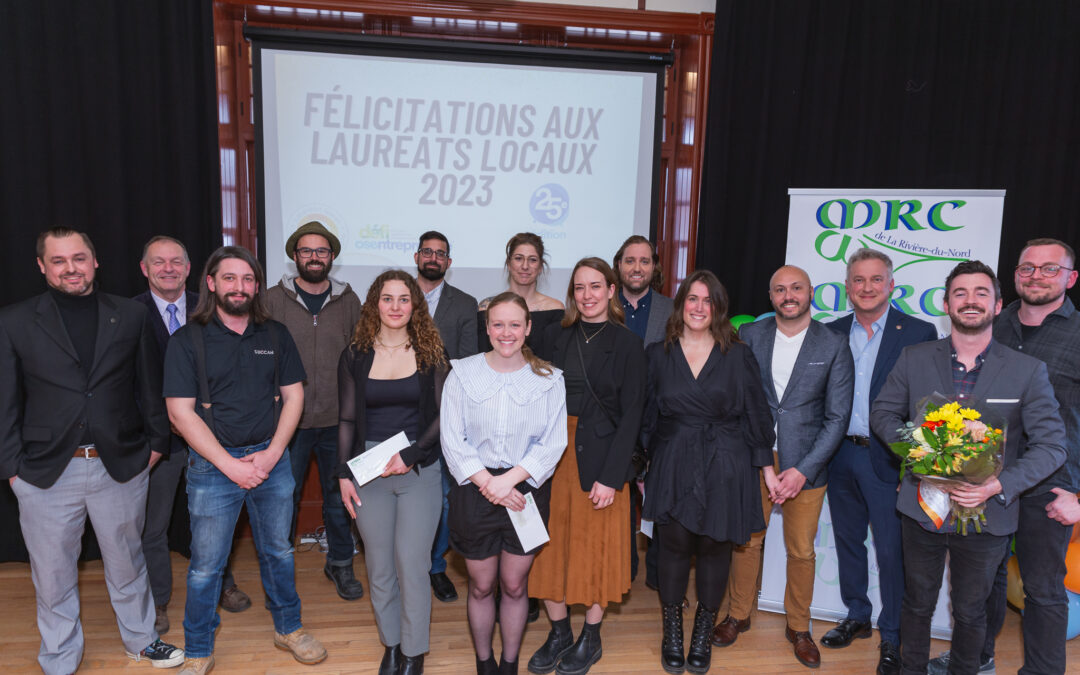 On récompense les lauréats locaux du Défi OSEntreprendre