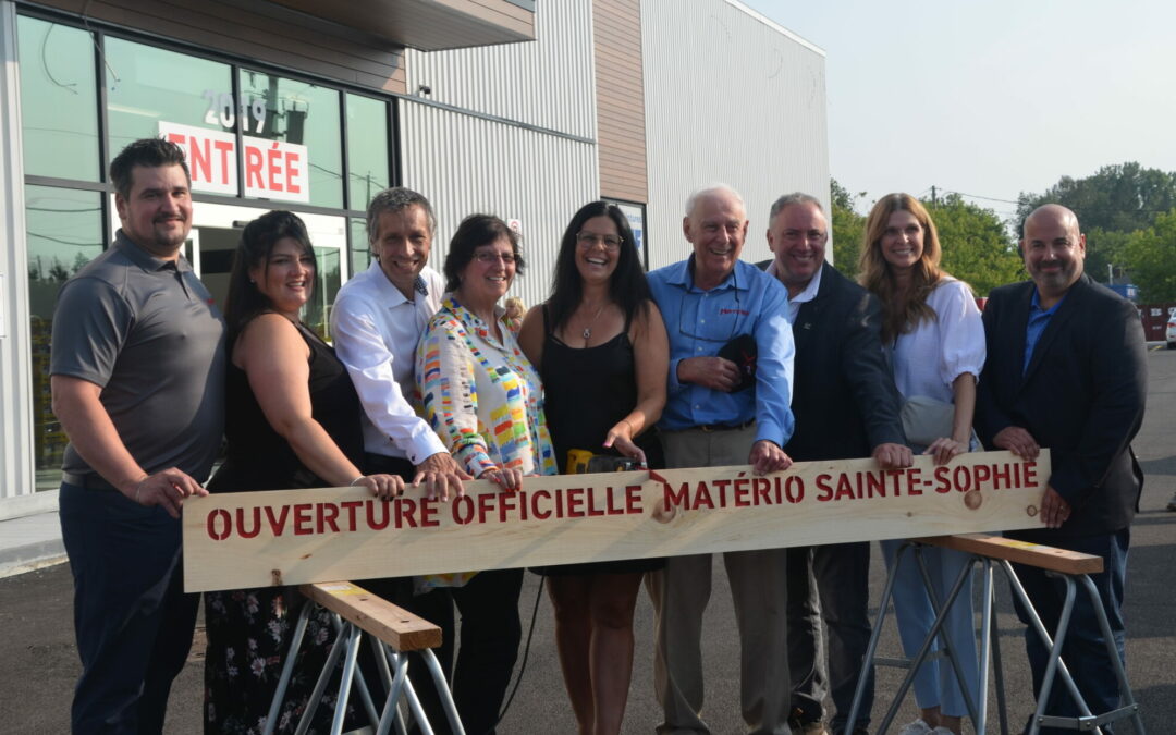 Sainte-Sophie : Ouverture officielle pour Matério